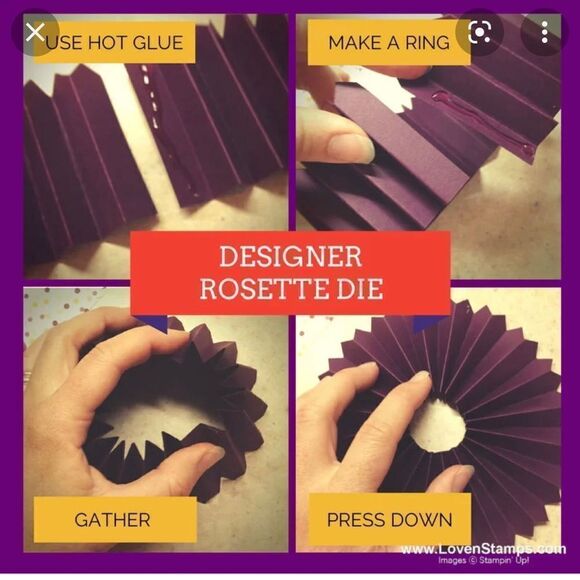 Stampin’Up Bigz XL Designer Rosette - Picture 13 of 16